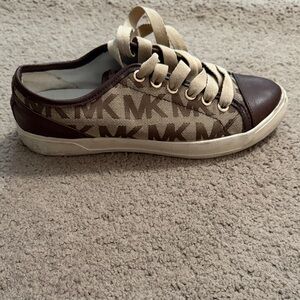 Michael Kors Chocolate and Beige Casual Shoes